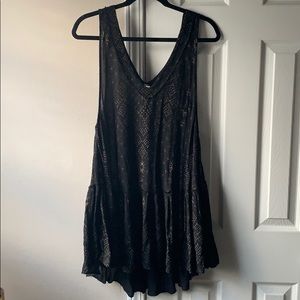 Free people black sun dress!